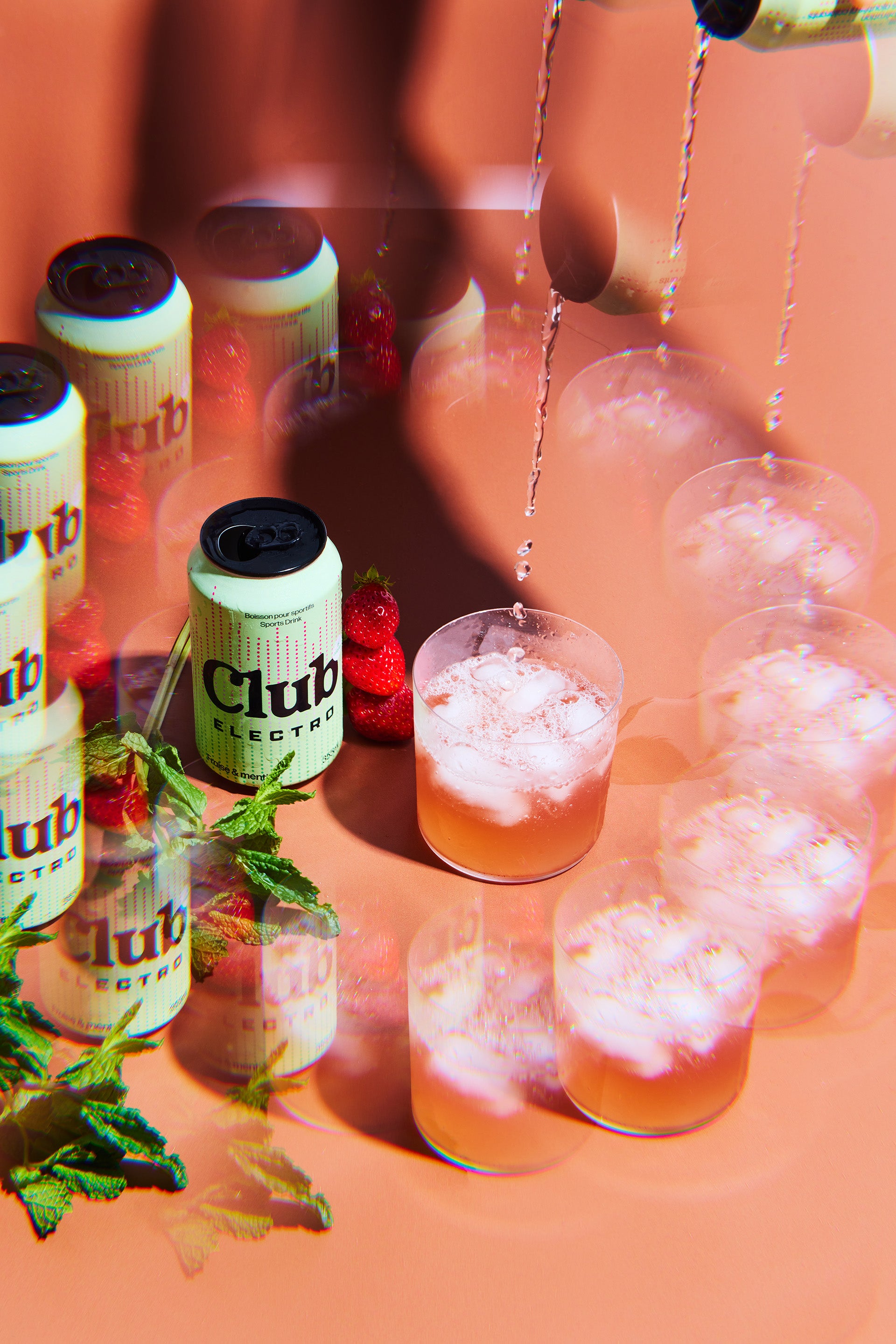 Electro Fraises & menthe (caisse de 24)