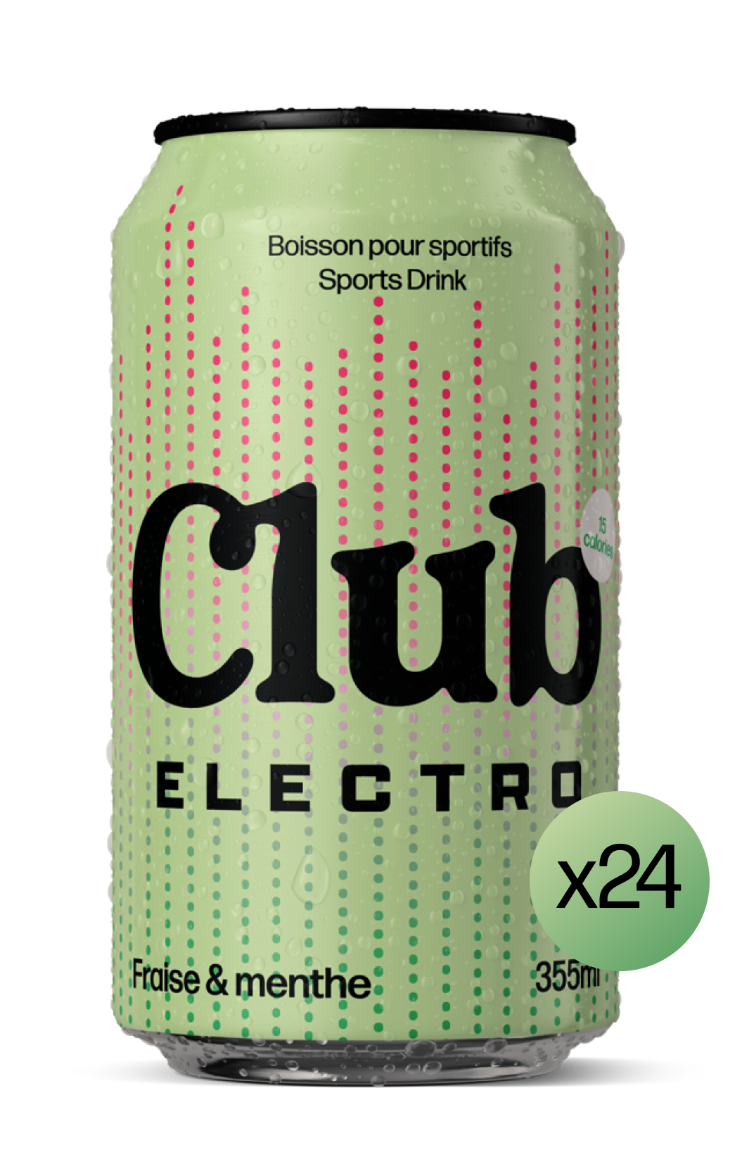 Electro Fraises & menthe (caisse de 24)